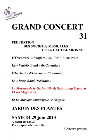 concert jardin des plantes 2013